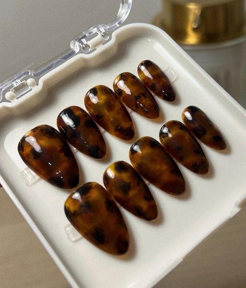 Tortoise Shell Gold Accents